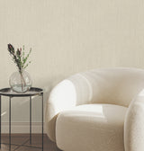 York Wallcoverings UW1051N Silk Spun Khaki Tactile Stripe Wa