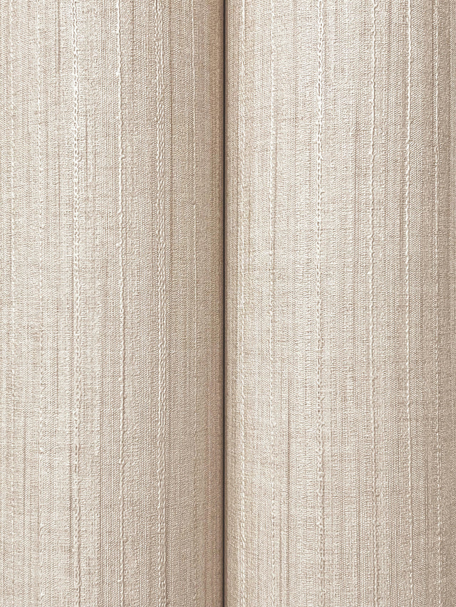 York Wallcoverings UW1052N Silk Spun Beige Tactile Stripe Wa
