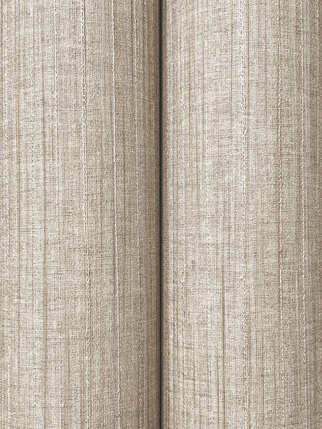 York Wallcoverings UW1053N Silk Spun Light Brown Tactile Str