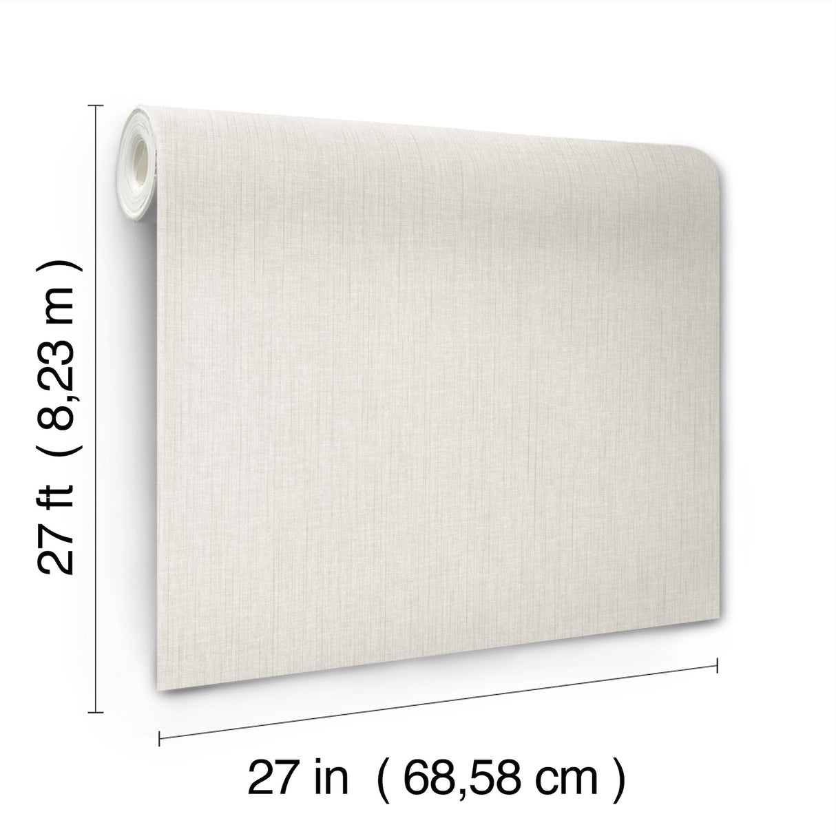 York Wallcoverings UW1054N Silk Spun Pearl Tactile Stripe Wa