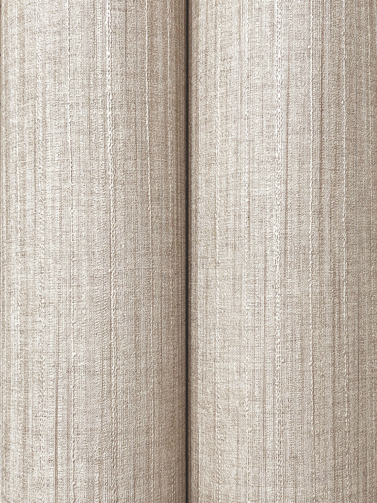 York Wallcoverings UW1055N Silk Spun Taupe Tactile Stripe Wa