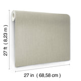 York Wallcoverings UW1056N Silk Spun Sage Tactile Stripe Wal