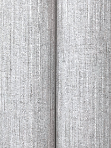 York Wallcoverings UW1057N Silk Spun Light Grey Tactile Stri