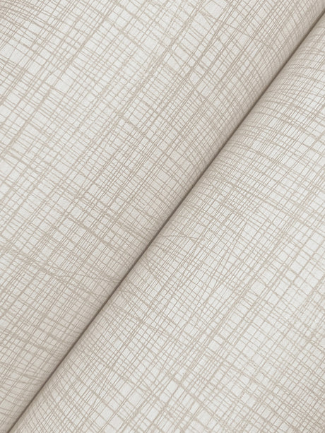 York Wallcoverings UW1061N Crossover White Crosshatch Wallpa