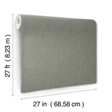 York Wallcoverings UW1063N Crossover Green Crosshatch Wallpa