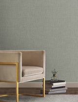 York Wallcoverings UW1063N Crossover Green Crosshatch Wallpa