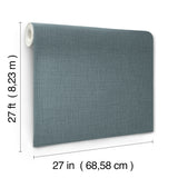 York Wallcoverings UW1064N Crossover Blue Crosshatch Wallpap