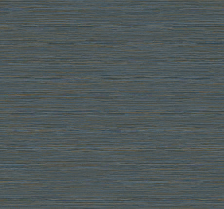 York Wallcoverings UW1067N Oasis Dark Blue Faux Grasscloth W