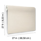 York Wallcoverings UW1073N Oasis Dove Faux Grasscloth Wallpa
