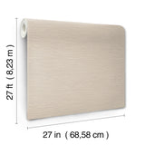 York Wallcoverings UW1074N Oasis Neutral Faux Grasscloth Wal