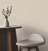 York Wallcoverings UW1074N Oasis Neutral Faux Grasscloth Wal