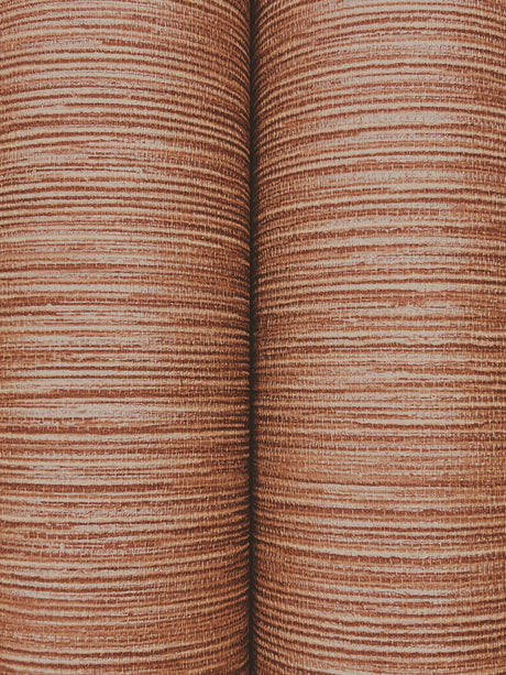York Wallcoverings UW1076N Oasis Rust Faux Grasscloth Wallpa