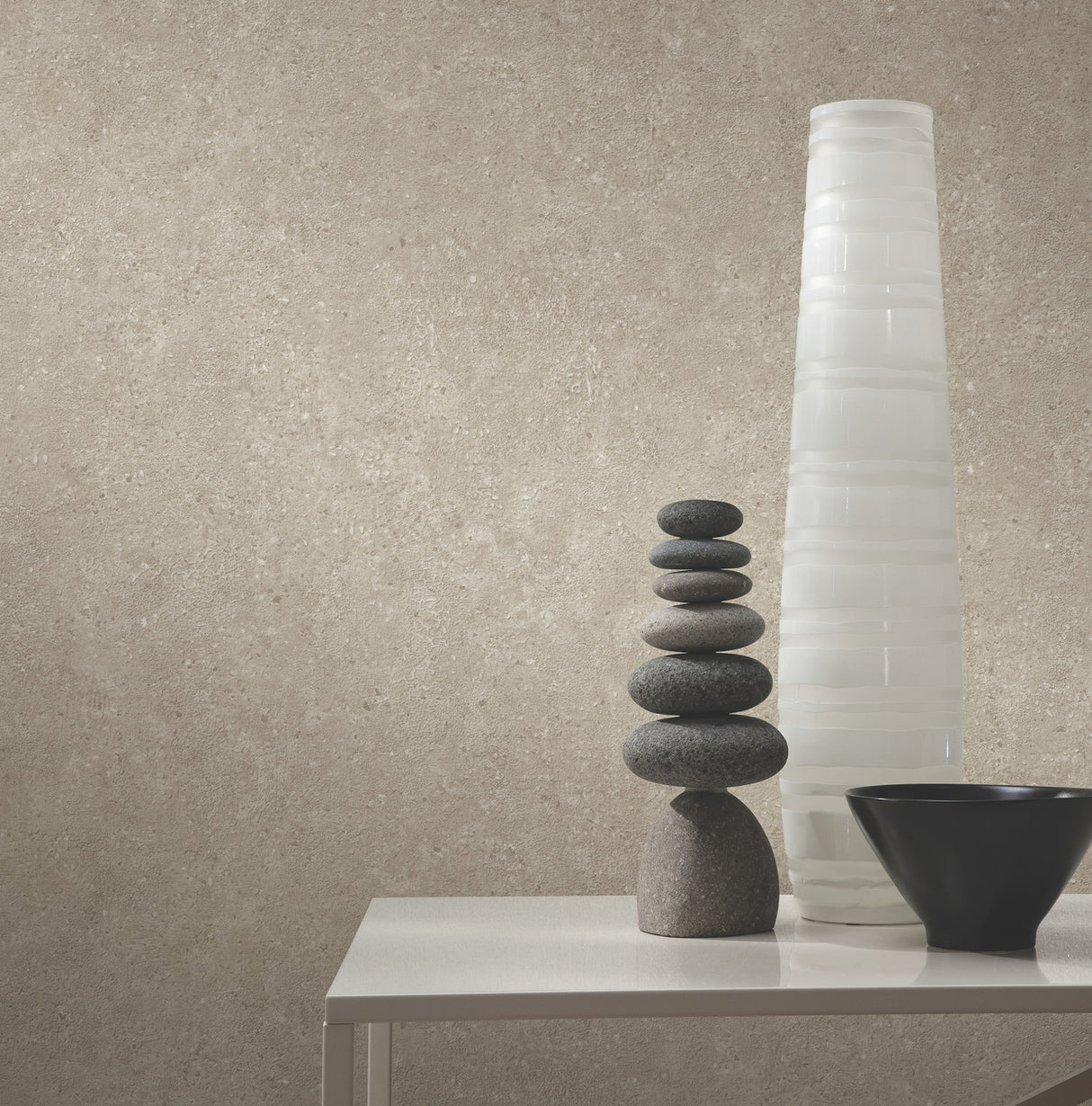 York Wallcoverings UW1080N Artisan Stone Beige Texture Wallp