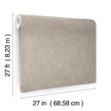 York Wallcoverings UW1081N Artisan Stone Taupe Texture Wallp