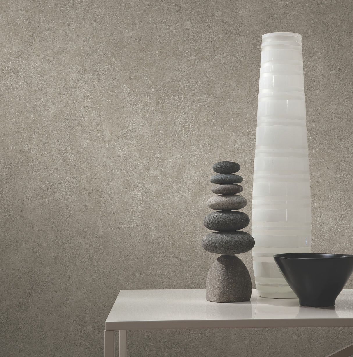York Wallcoverings UW1081N Artisan Stone Taupe Texture Wallp