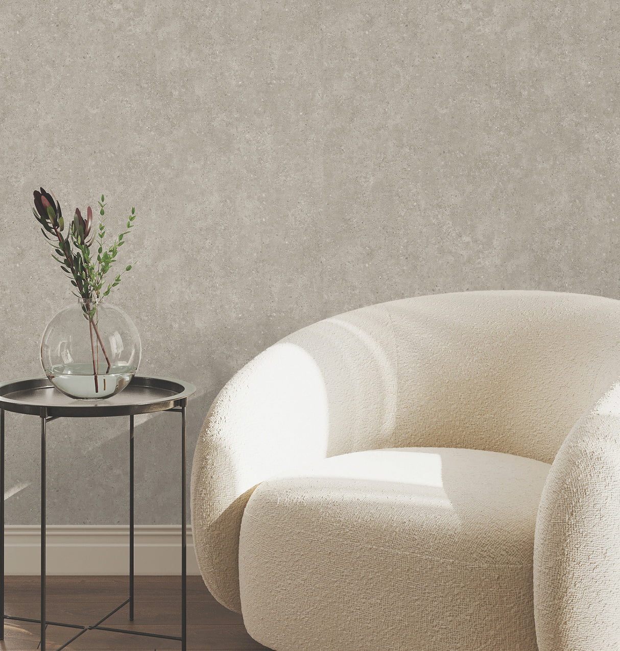 York Wallcoverings UW1081N Artisan Stone Taupe Texture Wallp