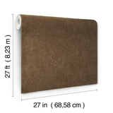 York Wallcoverings UW1082N Artisan Stone Coffee Texture Wall