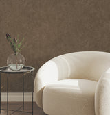 York Wallcoverings UW1082N Artisan Stone Coffee Texture Wall