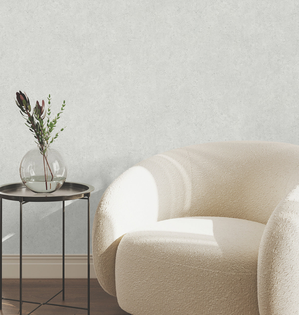 York Wallcoverings UW1084N Artisan Stone Pewter Texture Wall