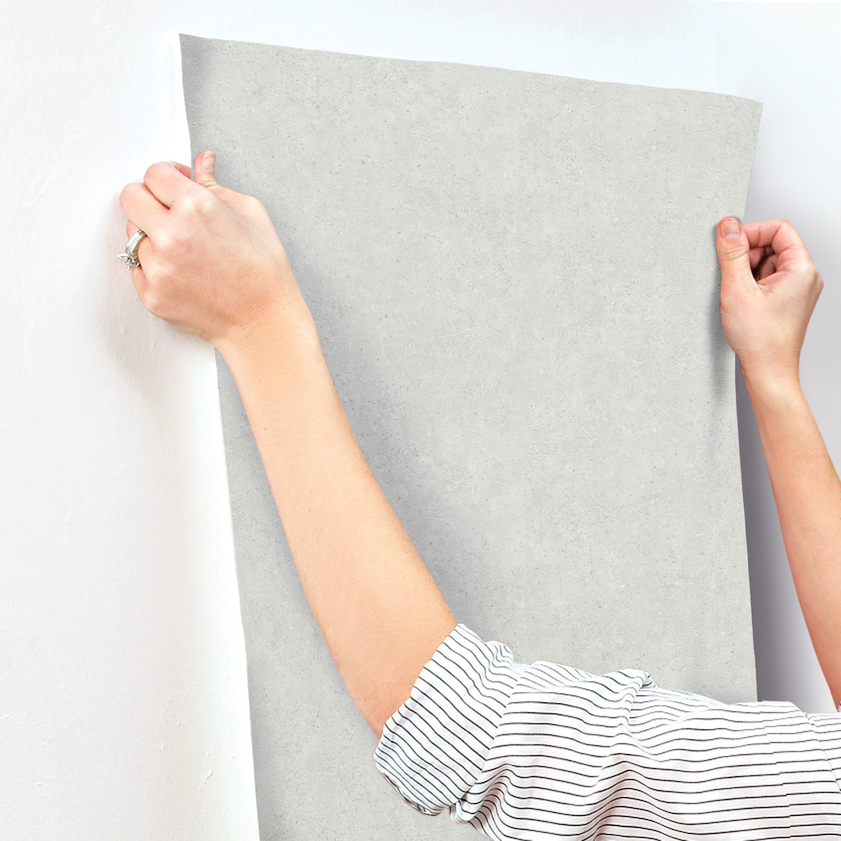 York Wallcoverings UW1084N Artisan Stone Pewter Texture Wall