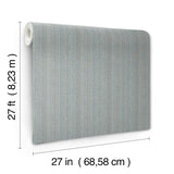 York Wallcoverings UW1091N Line In The Sand Light Blue Woven