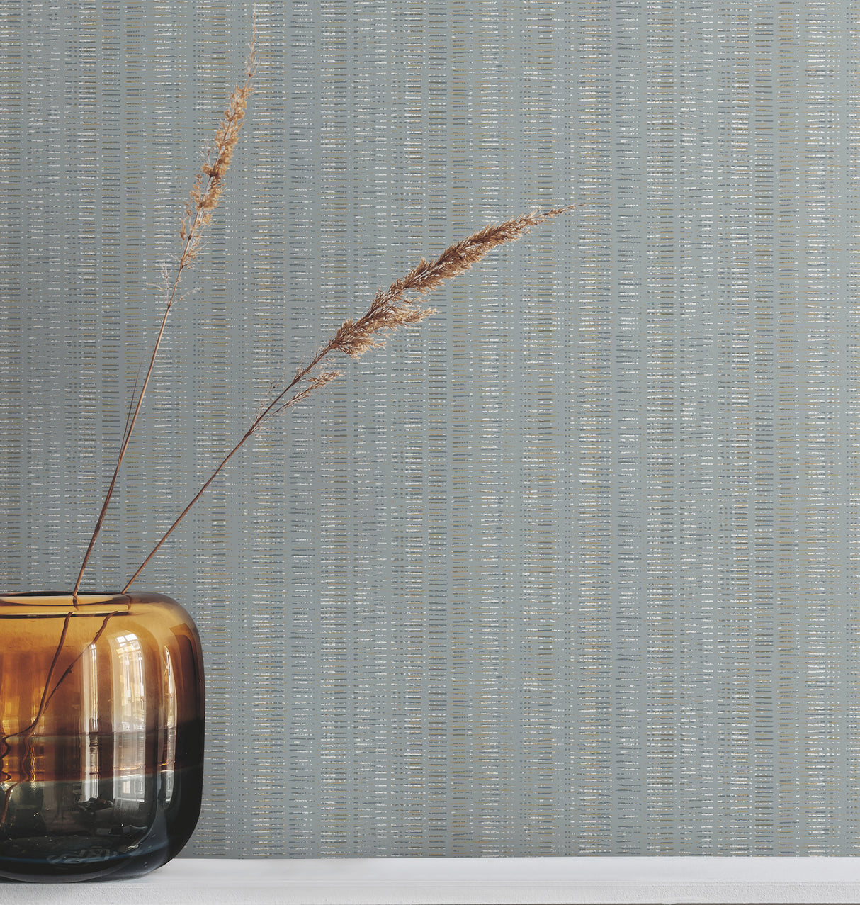 York Wallcoverings UW1091N Line In The Sand Light Blue Woven