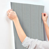 York Wallcoverings UW1091N Line In The Sand Light Blue Woven