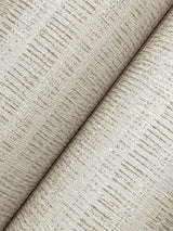 York Wallcoverings UW1094N Line In The Sand Ash Woven Stripe