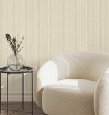 York Wallcoverings UW1094N Line In The Sand Ash Woven Stripe