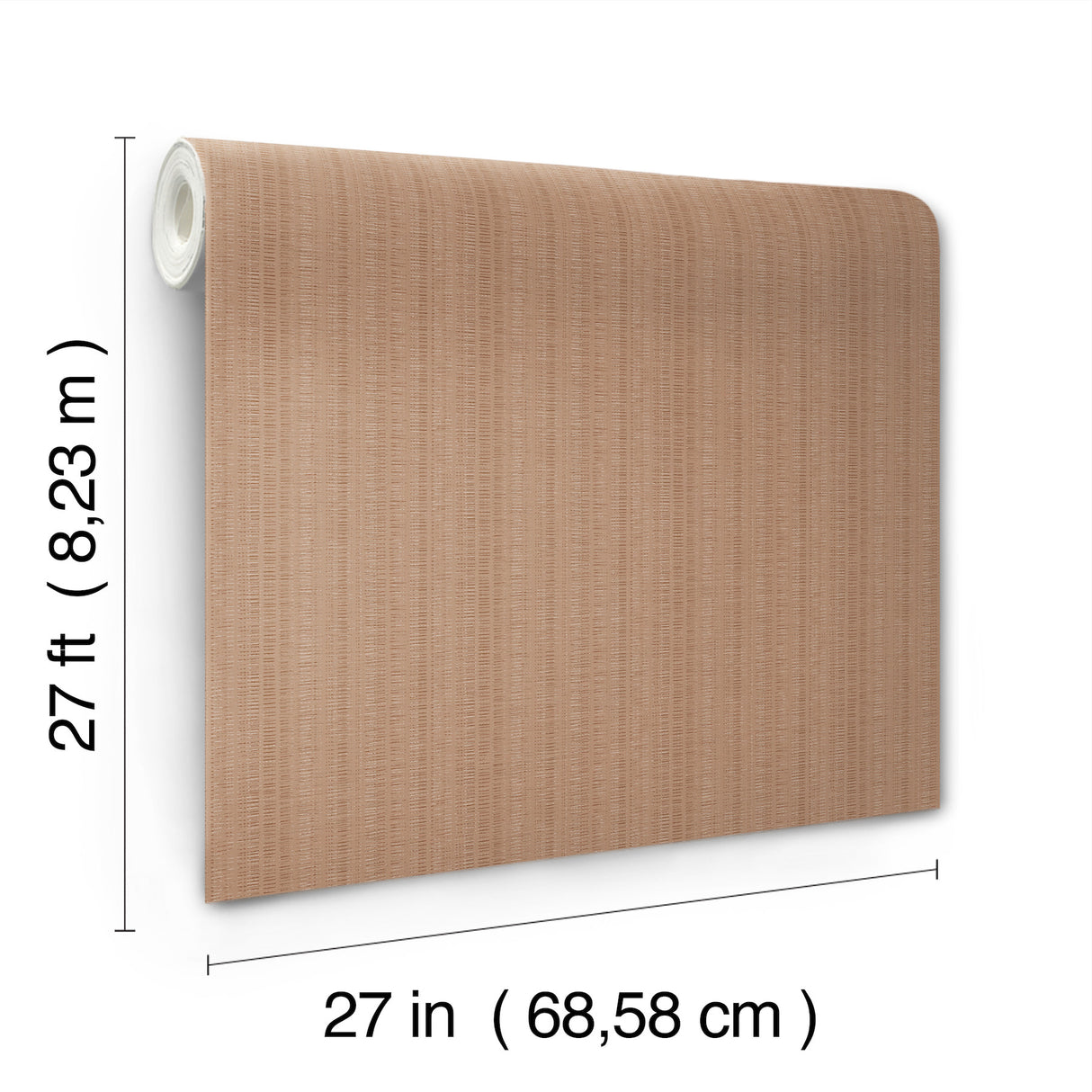 York Wallcoverings UW1096N Line In The Sand Salmon Woven Str