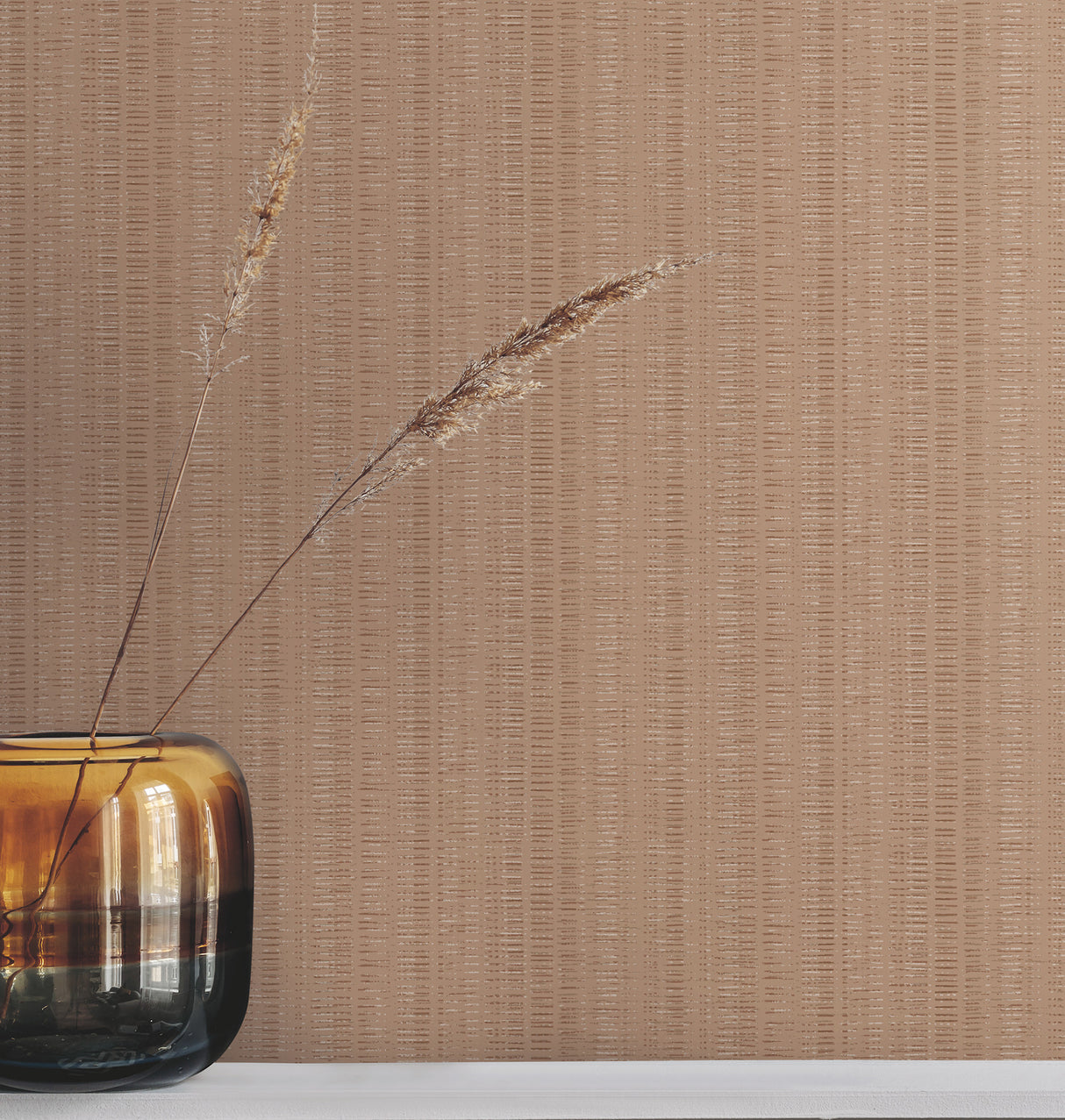 York Wallcoverings UW1096N Line In The Sand Salmon Woven Str