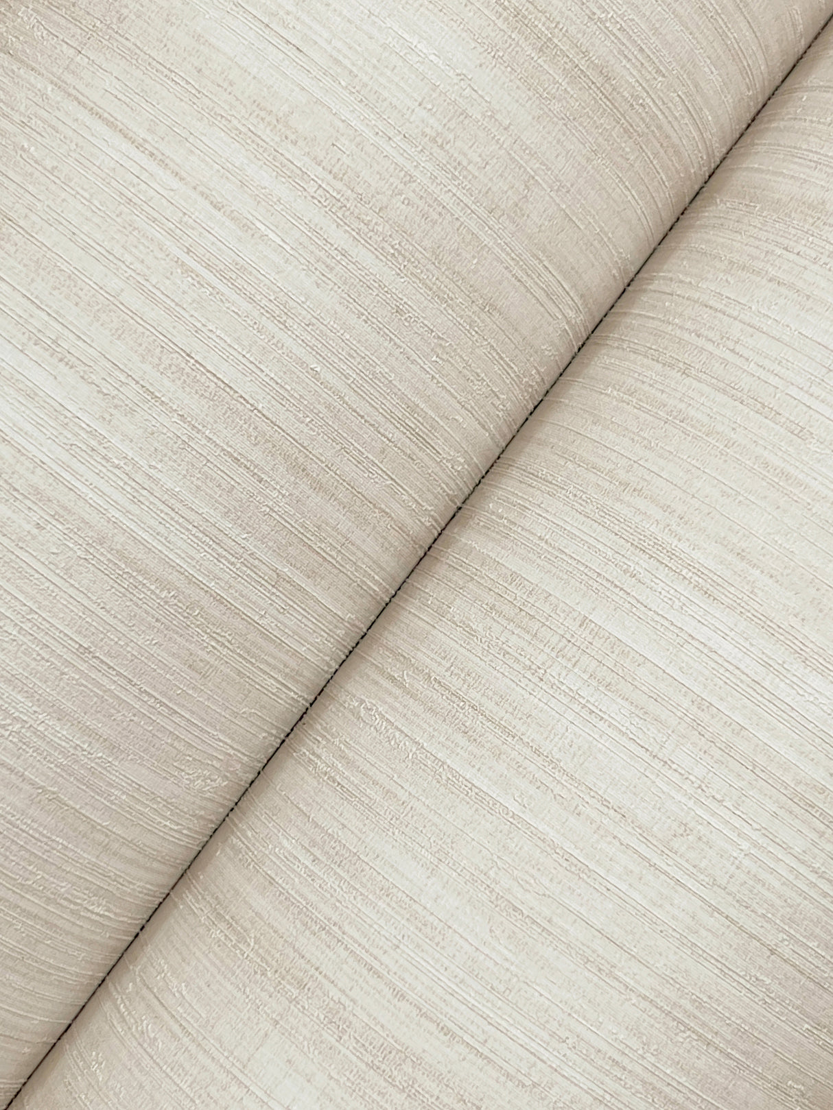 York Wallcoverings UW1100N Silk Essence Cream Faux Fabric Wa