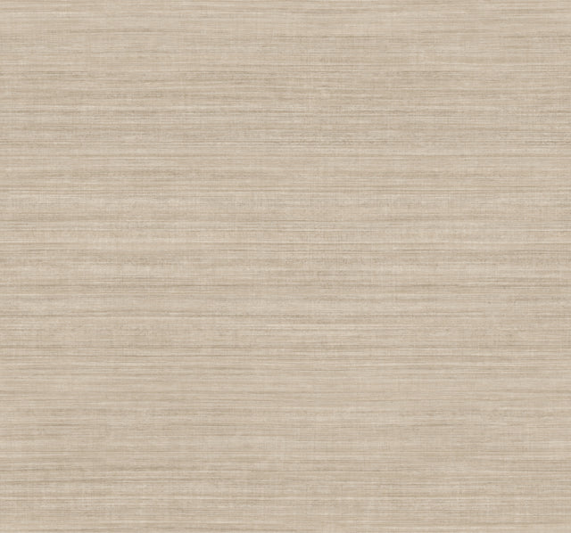 York Wallcoverings UW1101N Silk Essence Khaki Faux Fabric Wa