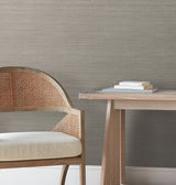 York Wallcoverings UW1102N Silk Essence Neutral Faux Fabric 