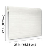 York Wallcoverings UW1104N Silk Essence Dove Faux Fabric Wal