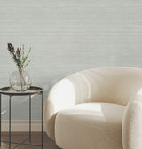 York Wallcoverings UW1105N Silk Essence Light Green Faux Fab