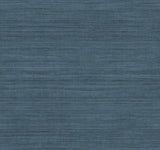 York Wallcoverings UW1107N Silk Essence Indigo Faux Fabric W