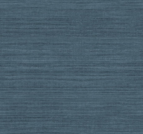 York Wallcoverings UW1107N Silk Essence Indigo Faux Fabric W