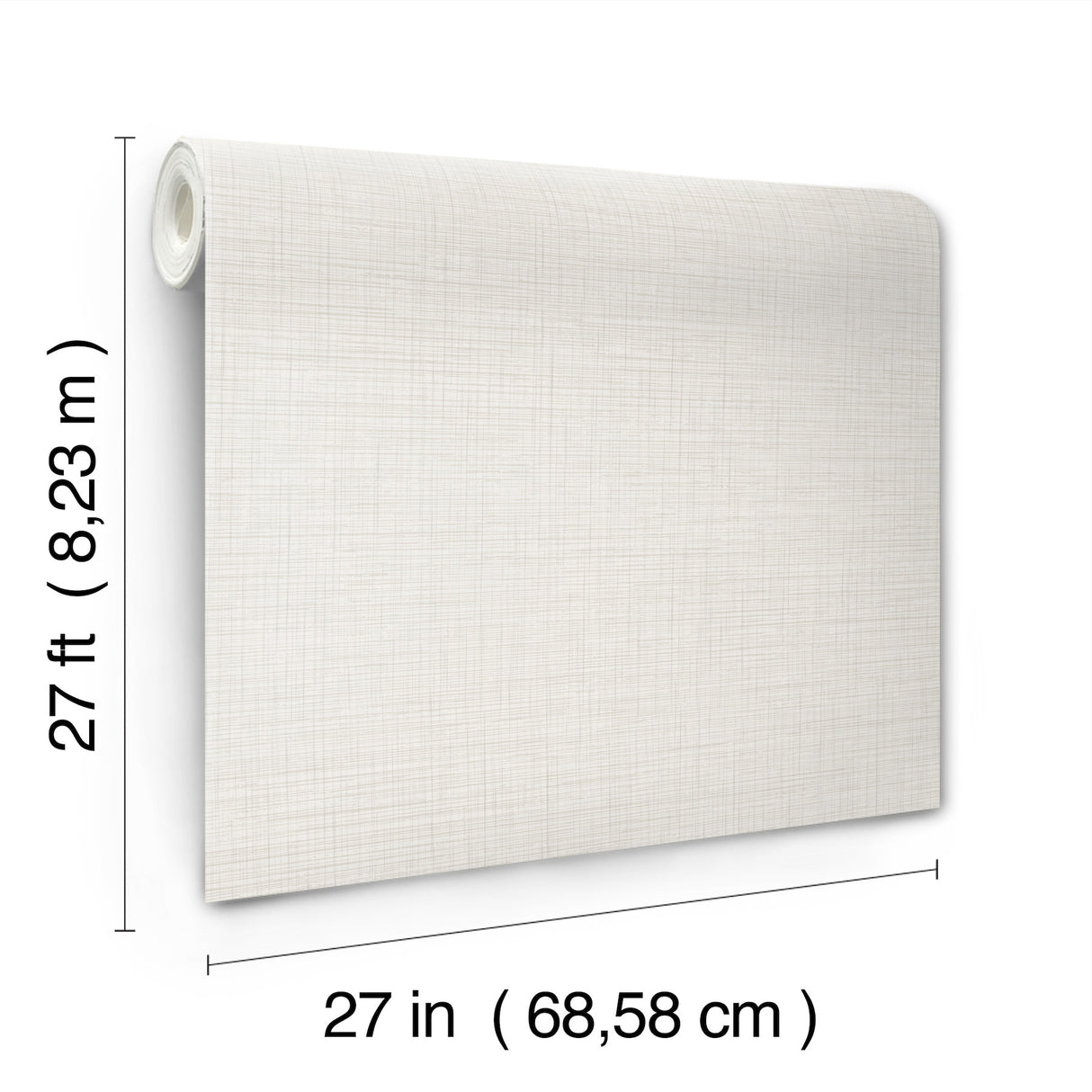 York Wallcoverings UW1110N Open Air White Crosshatch Wallpap