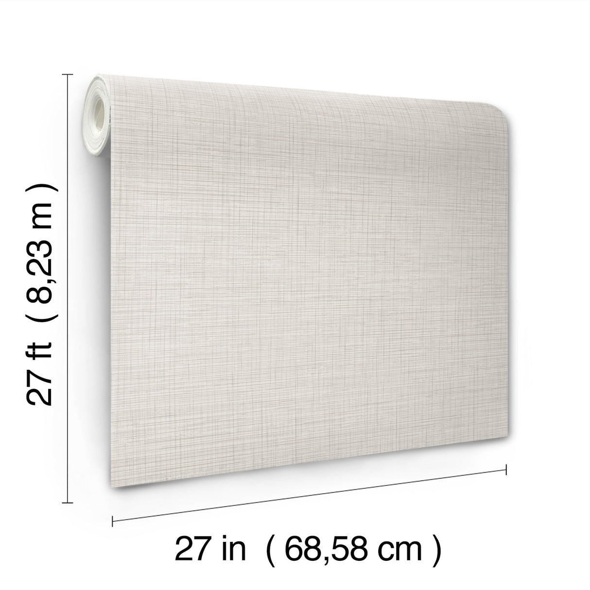 York Wallcoverings UW1111N Open Air Light Grey Crosshatch Wa