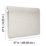 York Wallcoverings UW1111N Open Air Light Grey Crosshatch Wa