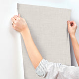 York Wallcoverings UW1111N Open Air Light Grey Crosshatch Wa