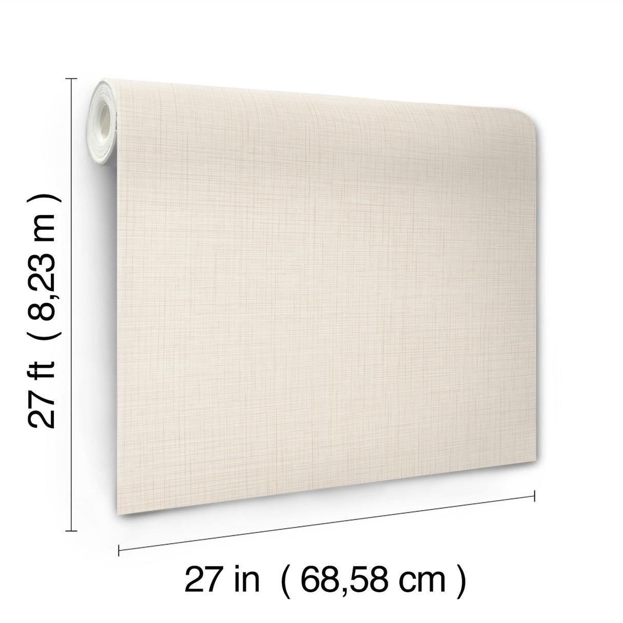 York Wallcoverings UW1112N Open Air Ivory Crosshatch Wallpap