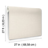 York Wallcoverings UW1112N Open Air Ivory Crosshatch Wallpap