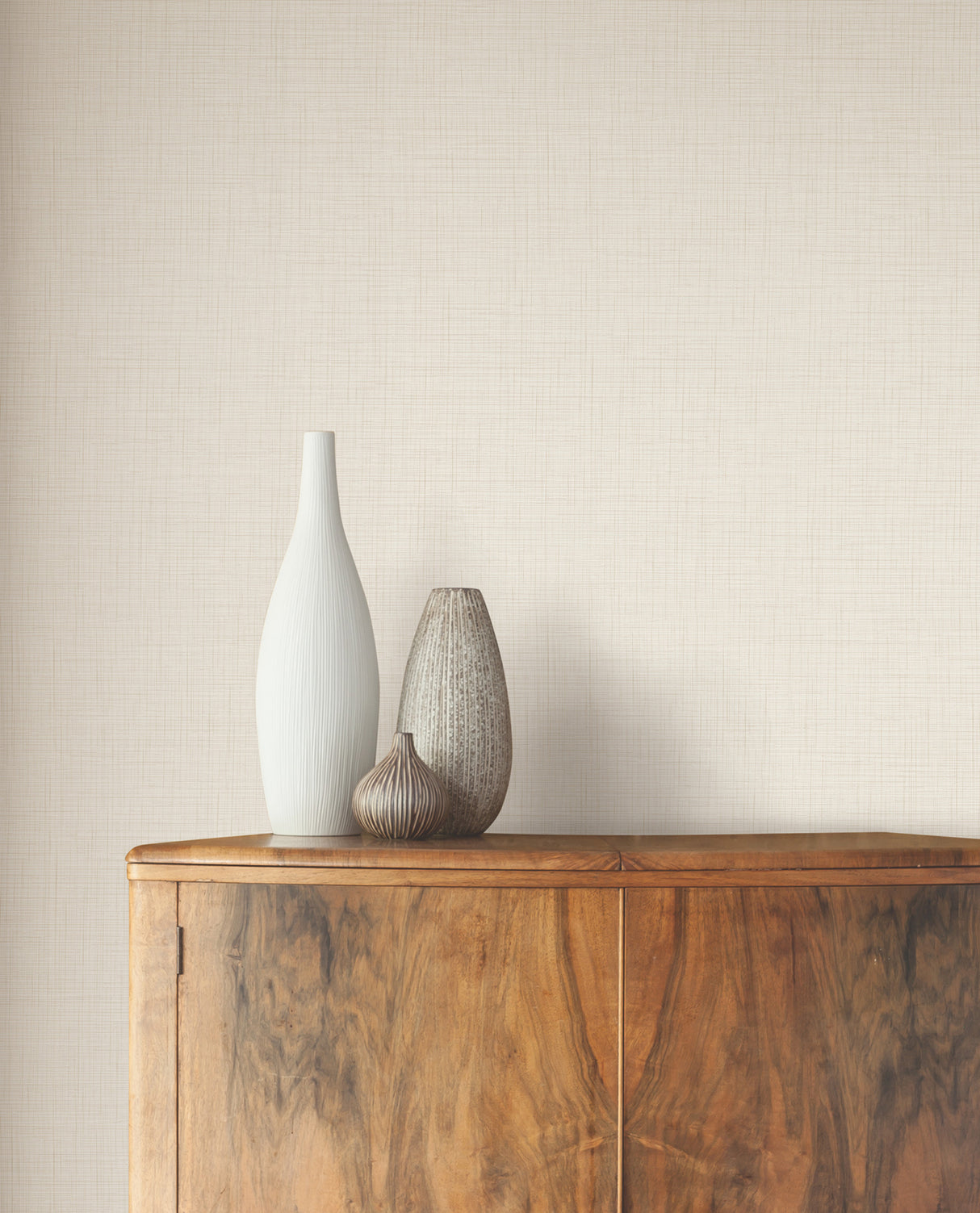 York Wallcoverings UW1112N Open Air Ivory Crosshatch Wallpap