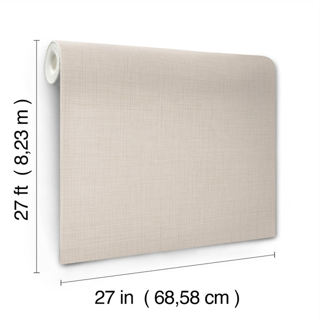 York Wallcoverings UW1113N Open Air Cream Crosshatch Wallpap