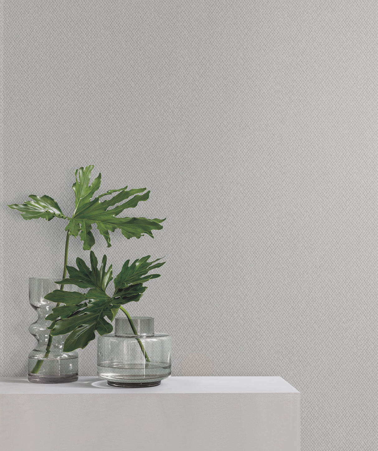 York Wallcoverings UW1120N Tisket A Tasket Pewter Basketweav