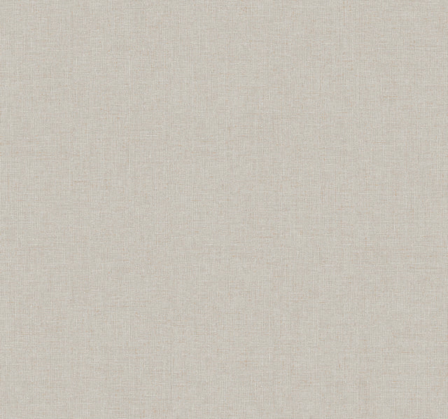 York Wallcoverings UW1124N Heathered Linen Beige Faux Fabric