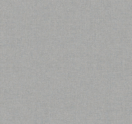 York Wallcoverings UW1126N Heathered Linen Light Blue Faux F