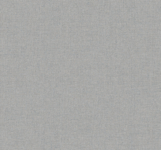 York Wallcoverings UW1126N Heathered Linen Light Blue Faux F